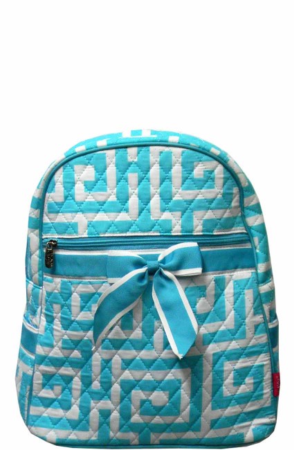 Quilted Backpack-UHA2828/AQUA